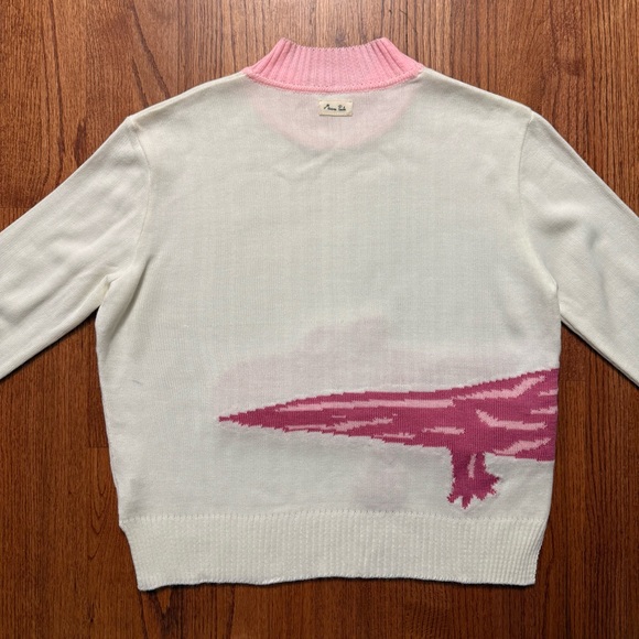 Mairos Pachi white and pink Axolotl sweater size M - Picture 9 of 16